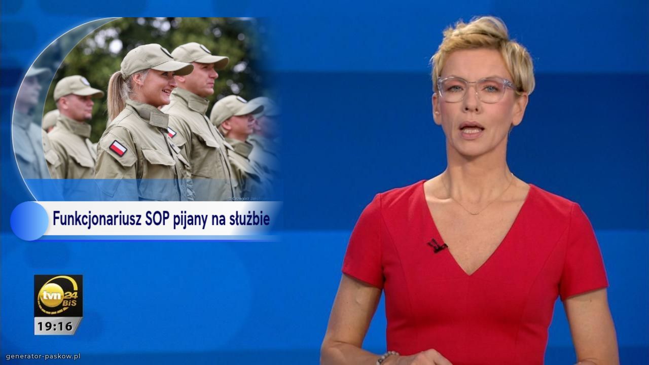 Funkcjonariusz SOP pijany na służbie