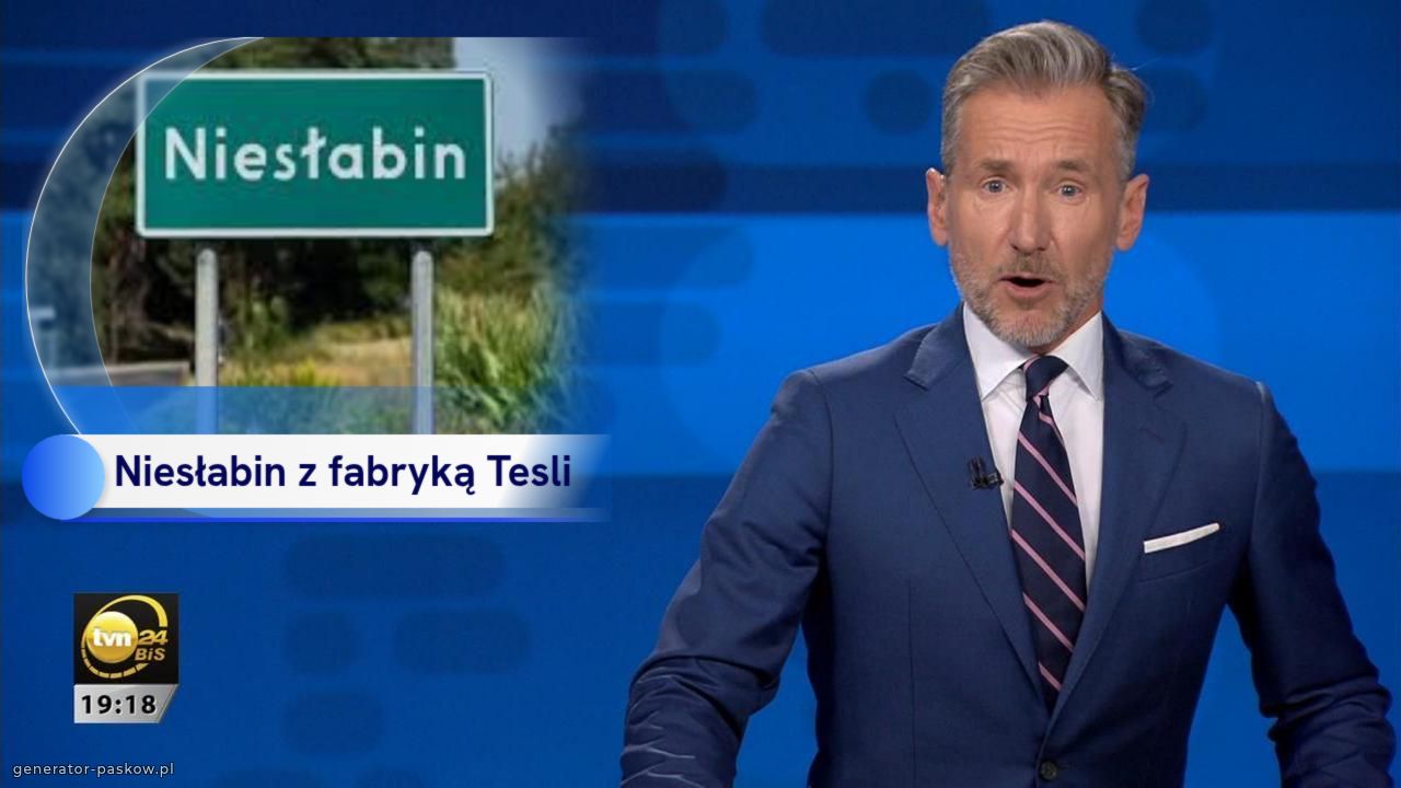 Niesłabin z fabryką Tesli 
