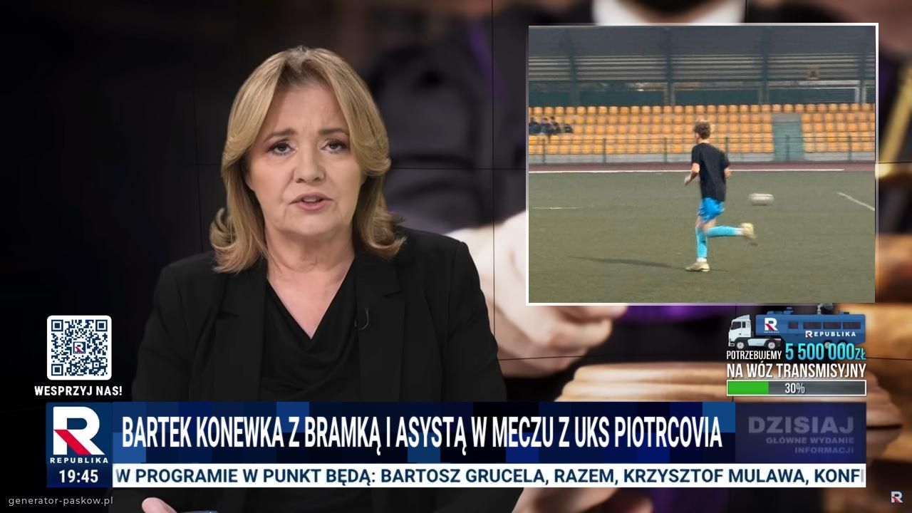 Bartek konewka z Bramką i asystą w meczu z UKS Piotrcovia 