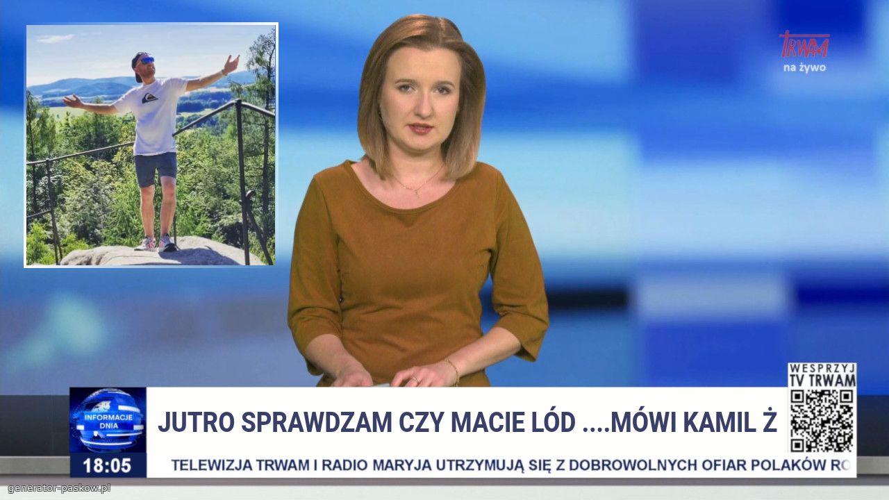 Jutro sprawdzam czy macie lód ....mówi Kamil Ż