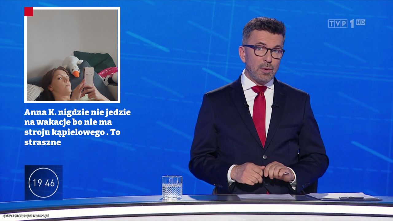 Anna K. nigdzie nie jedzie na wakacje bo nie ma stroju kąpielowego . To straszne