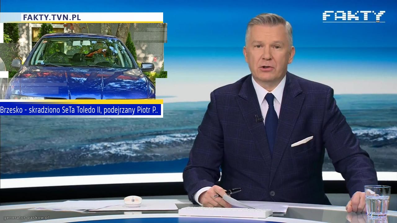 Brzesko - skradziono SeTa Toledo II, podejrzany Piotr P..