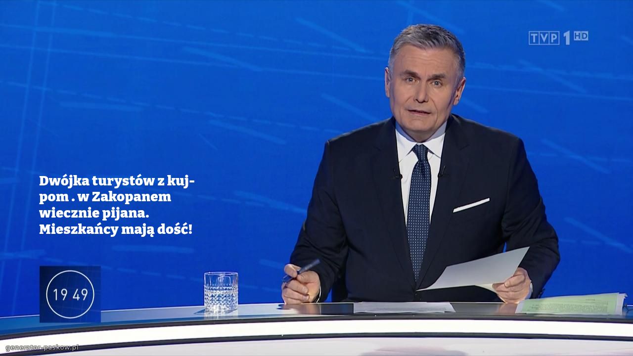 Dwójka turystów z kuj-pom . w Zakopanem  wiecznie pijana. Mieszkańcy mają dość!