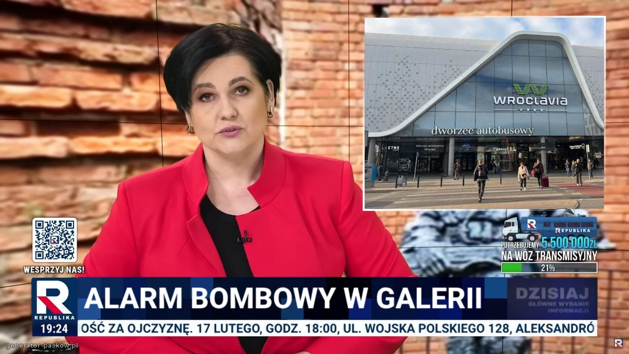 Alarm bombowy w galerii