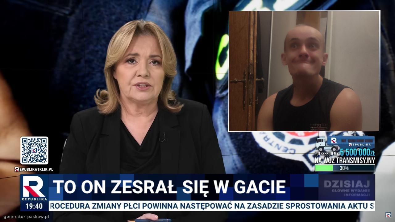 To on zesrał się w gacie 