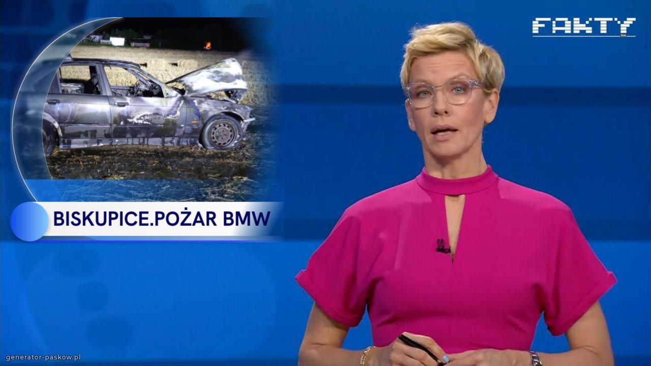 BISKUPICE.POŻAR BMW