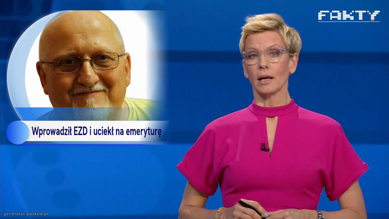 Wprowadził EZD i uciekł na emeryturę