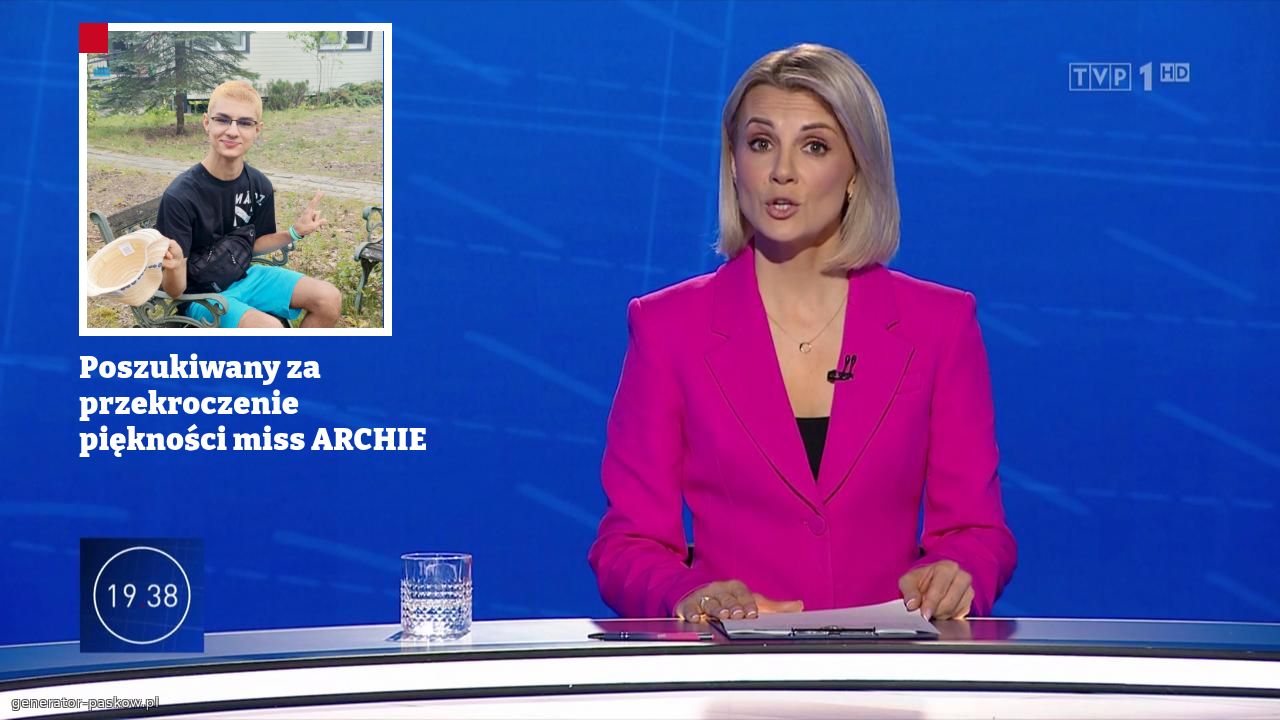 Poszukiwany za przekroczenie piękności miss ARCHIE 