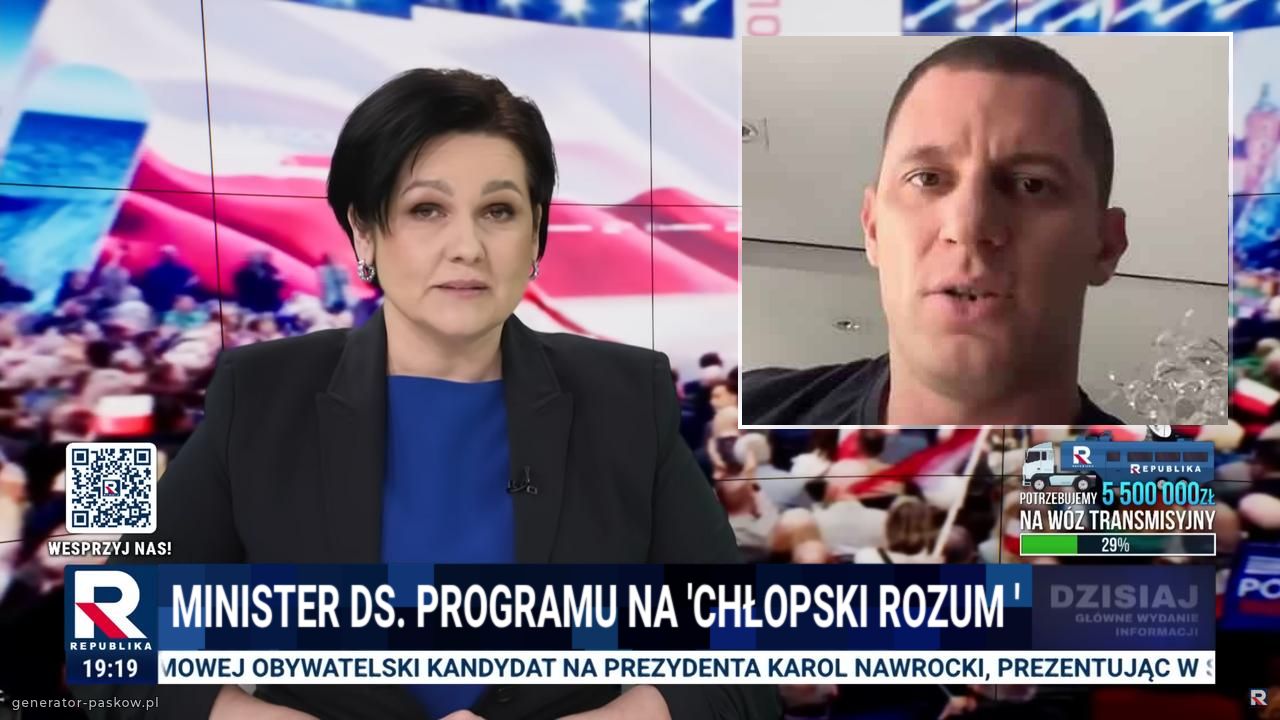 minister ds. Programu na 'Chłopski Rozum '