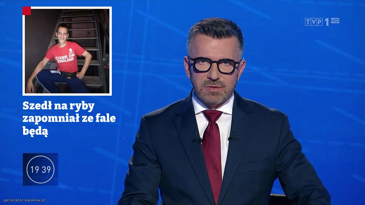 Szedł na ryby zapomniał ze fale będą