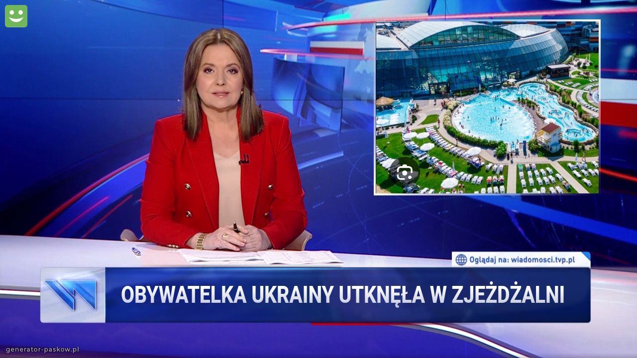 Obywatelka Ukrainy utknęła w zjeżdżalni 