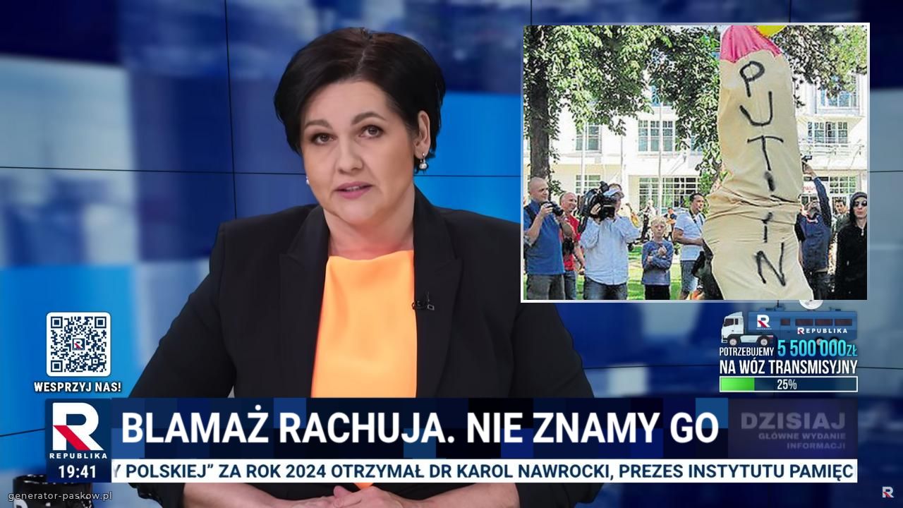 Blamaż rachuja. Nie znamy go
