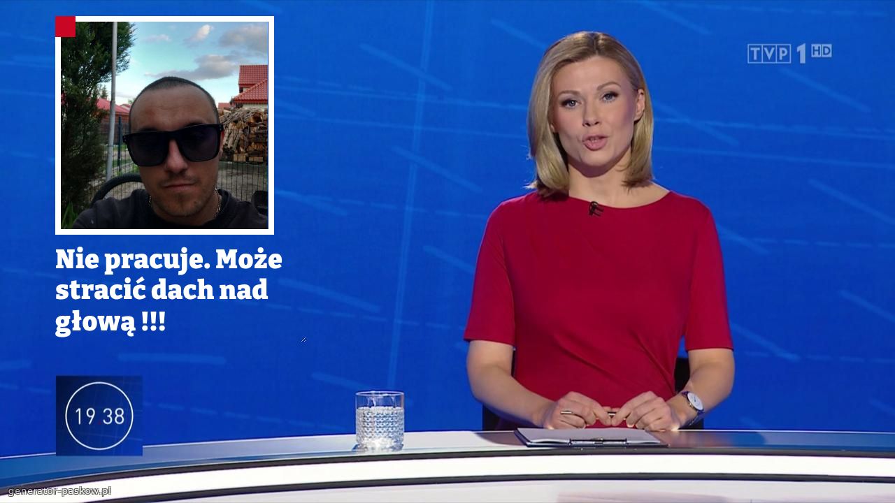 Nie pracuje. Może stracić dach nad głową !!!
