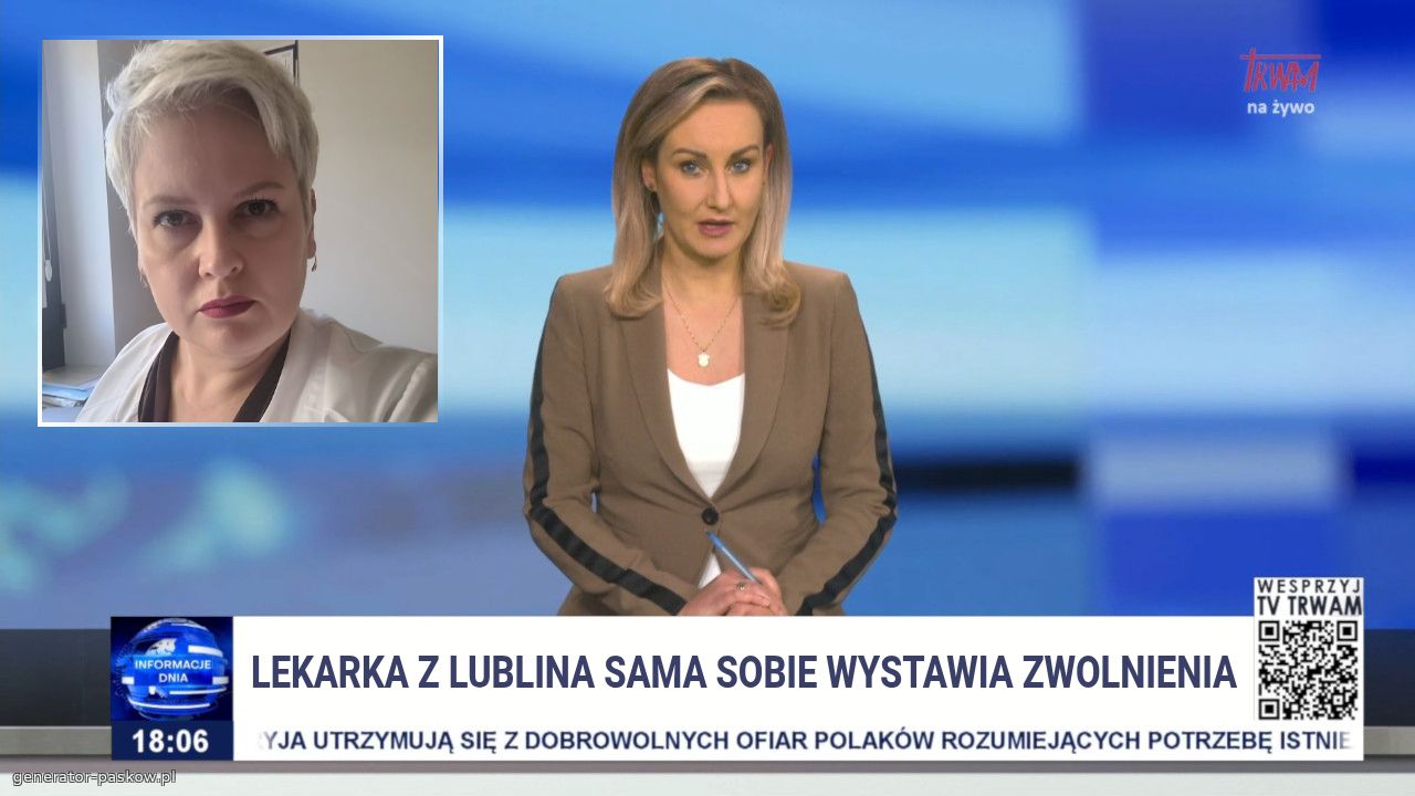 Lekarka z lublina sama sobie wystawia zwolnienia
