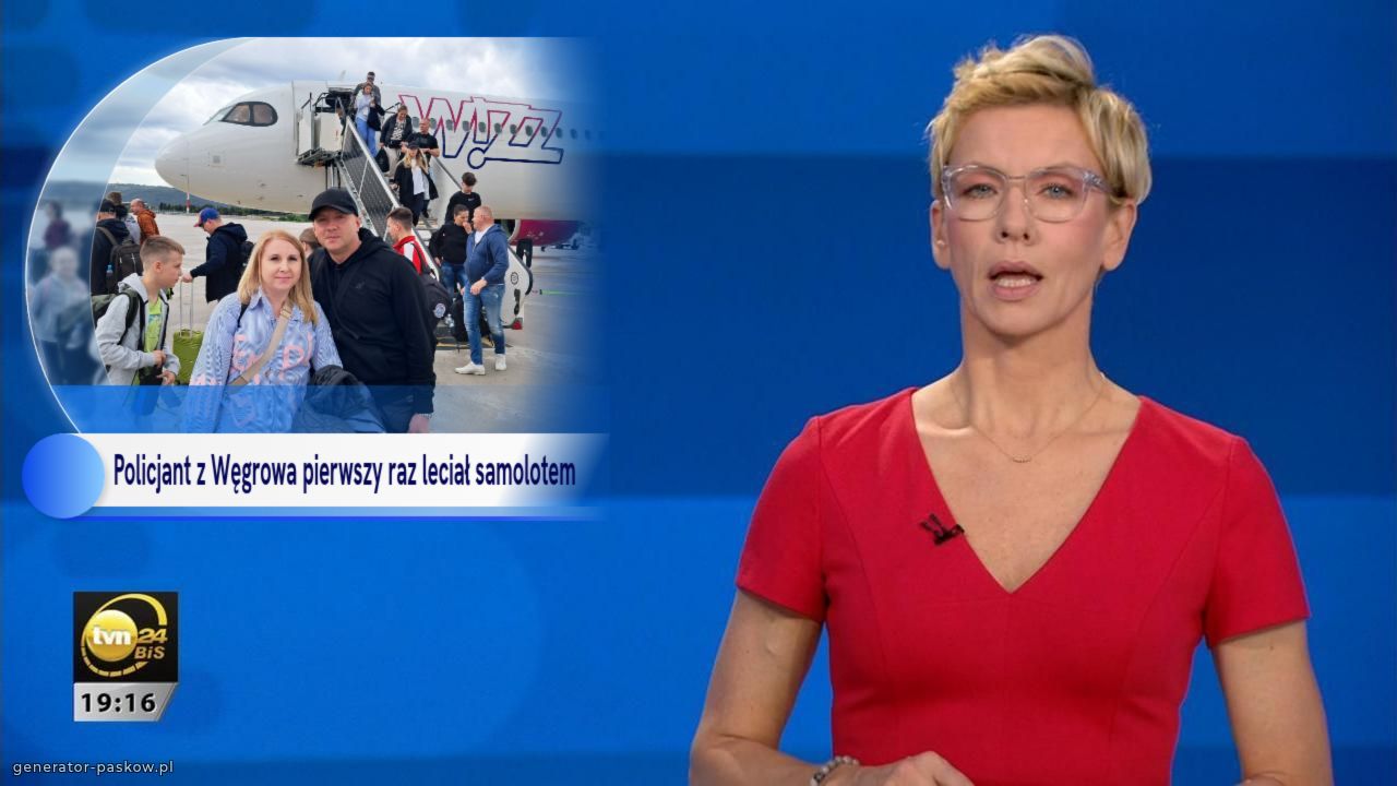 Policjant z Węgrowa pierwszy raz leciał samolotem 