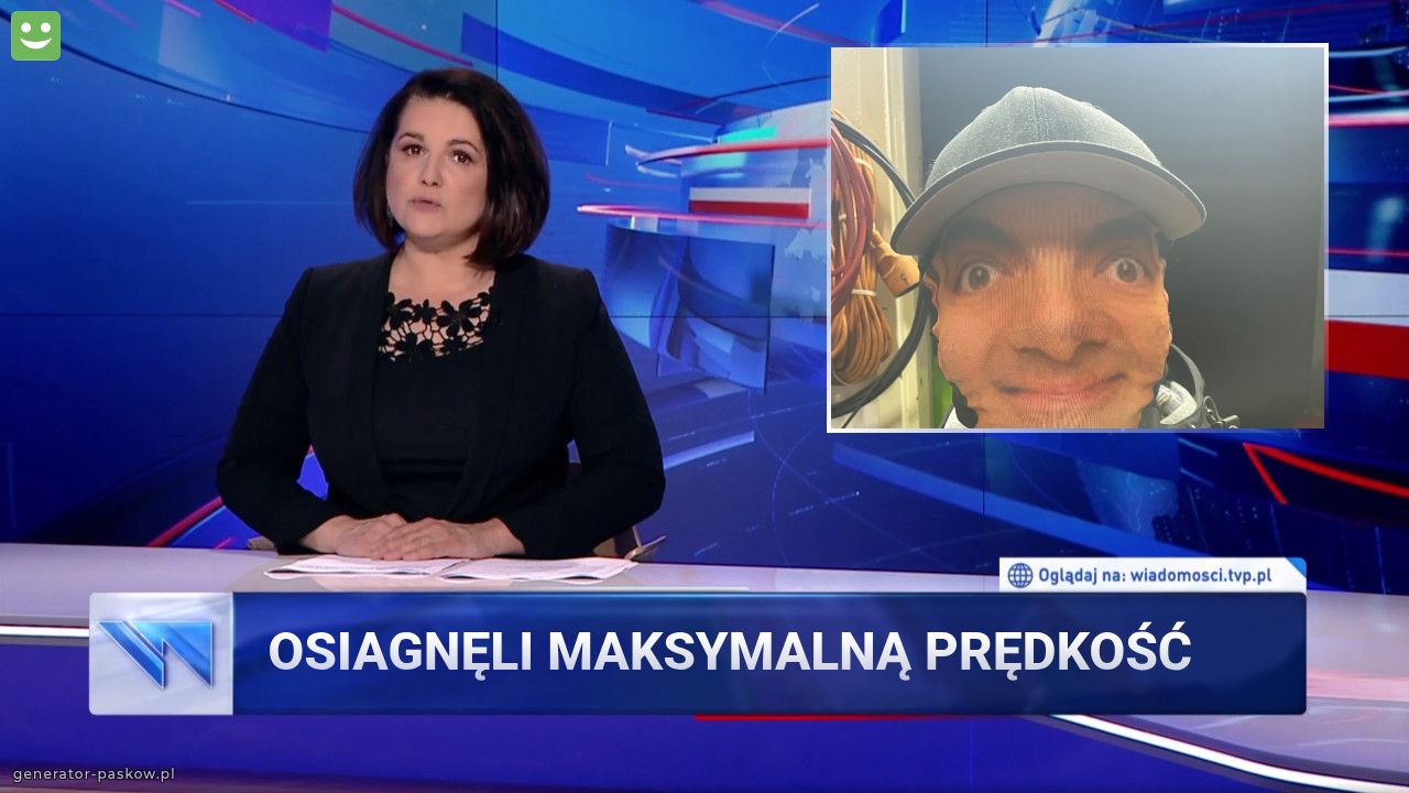 Osiagnęli maksymalną prędkość