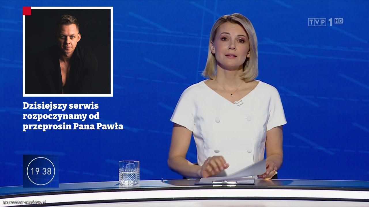 Dzisiejszy serwis rozpoczynamy od przeprosin Pana Pawła