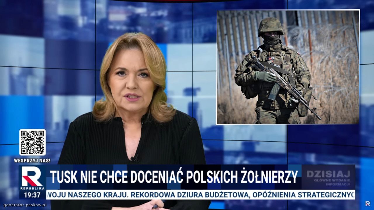 Tusk nie chce doceniać polskich żołnierzy