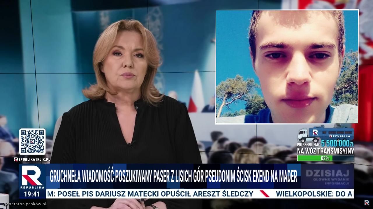 Gruchneła wiadomość Poszukiwany paser z lisich gór pseudonim ścisk ekend na Mader