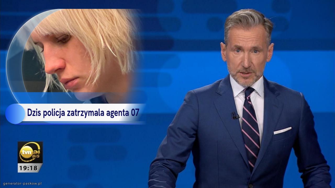 Dzis policja zatrzymala agenta 07