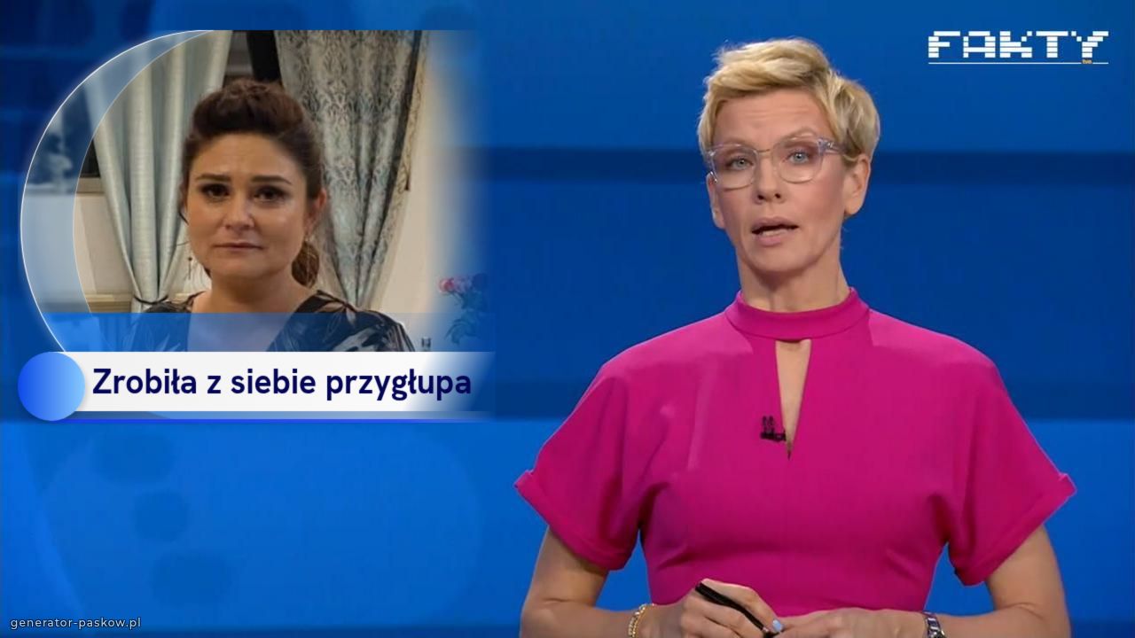 Zrobiła z siebie przygłupa