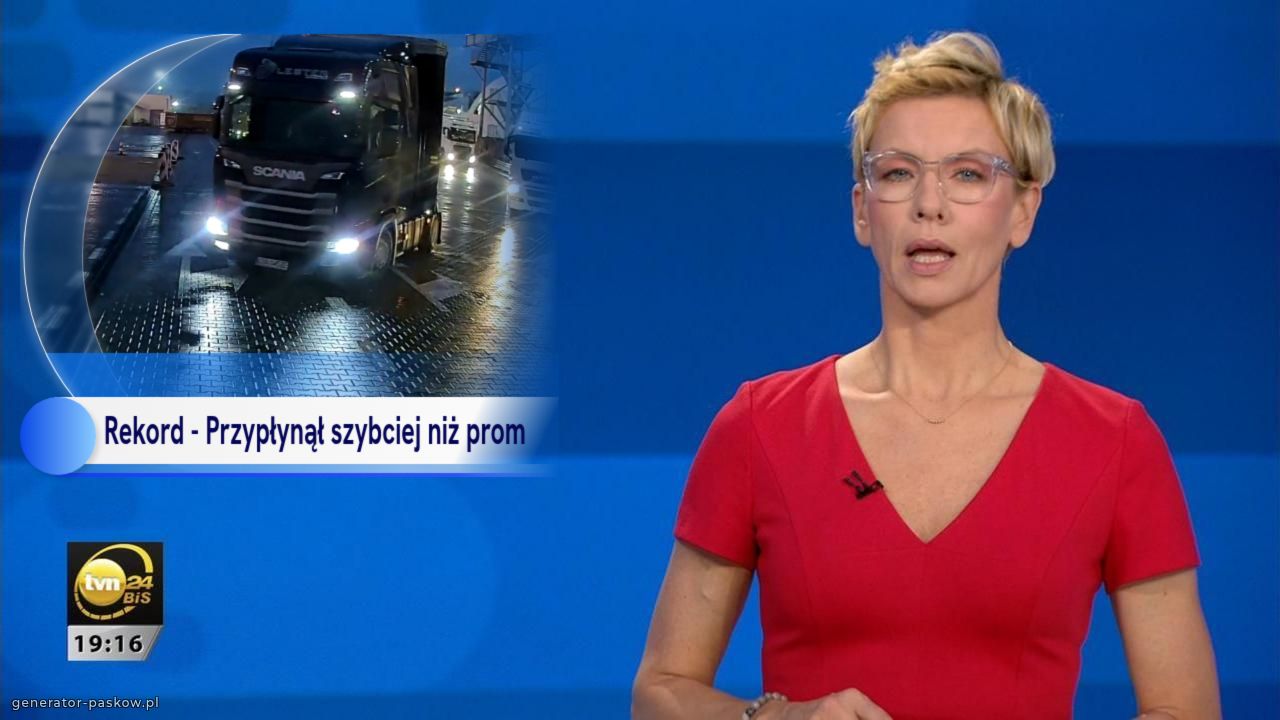 Rekord - Przypłynął szybciej niż prom 