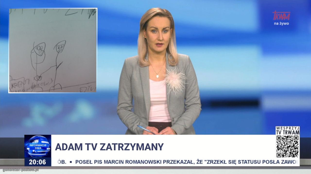 Adam tv zatrzymany 