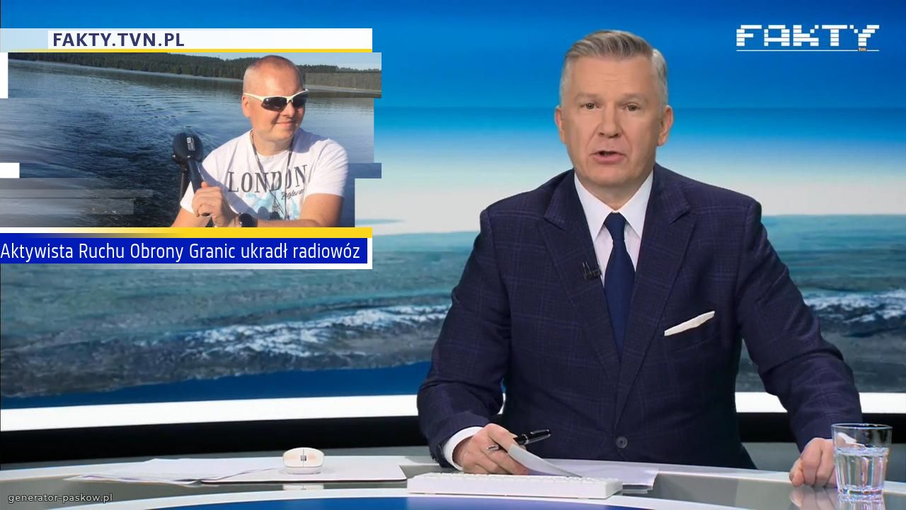 Aktywista Ruchu Obrony Granic ukradł radiowóz