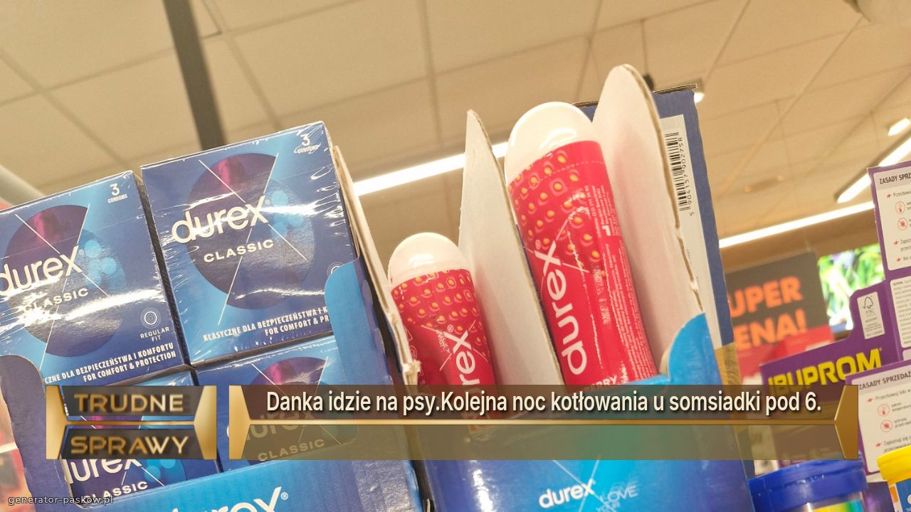 Danka idzie na psy.Kolejna noc kotłowania u somsiadki pod 6.
