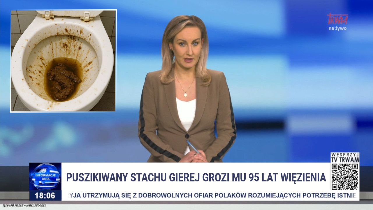 Puszikiwany Stachu gierej grozi mu 95 lat więzienia
