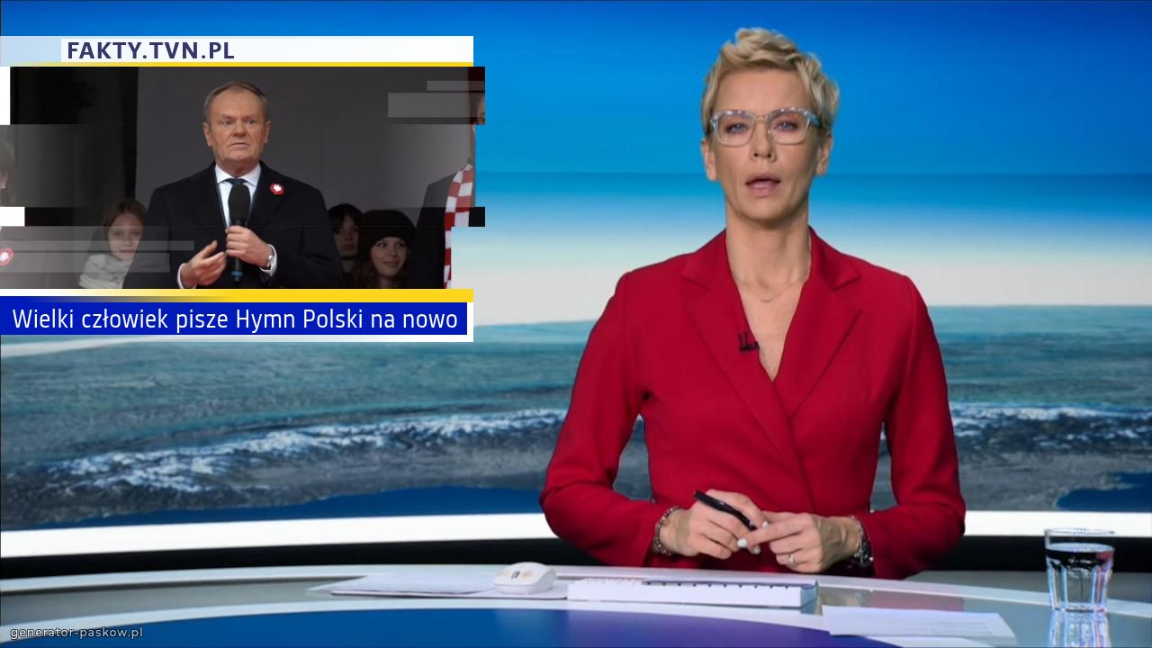 Wielki człowiek pisze Hymn Polski na nowo