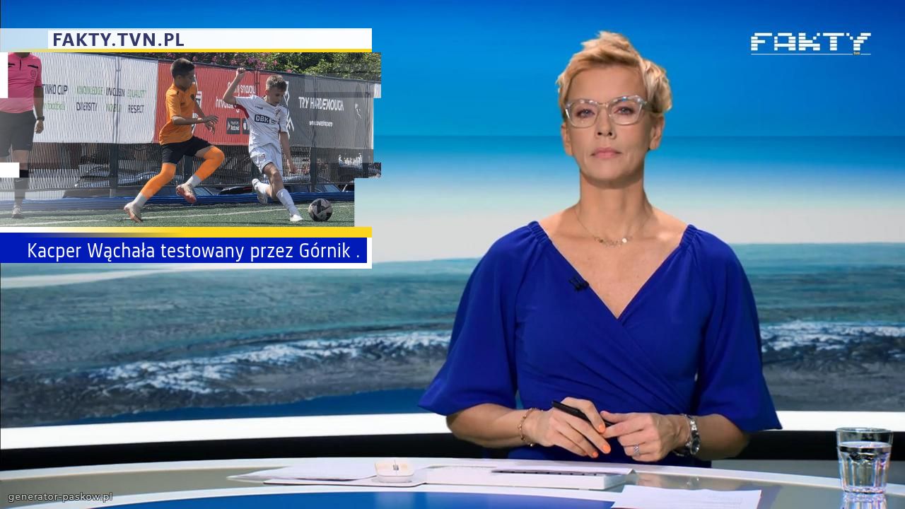Kacper Wąchała testowany przez Górnik .