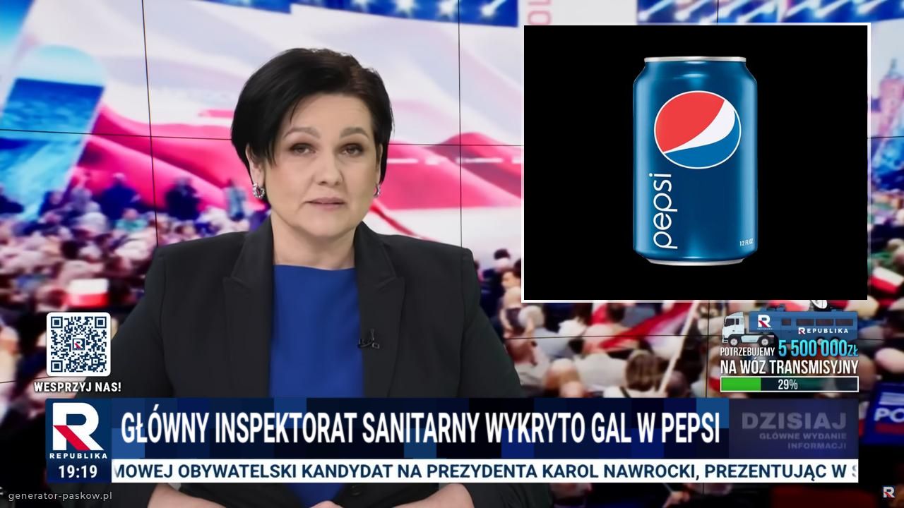 główny Inspektorat Sanitarny wykryto gal w pepsi