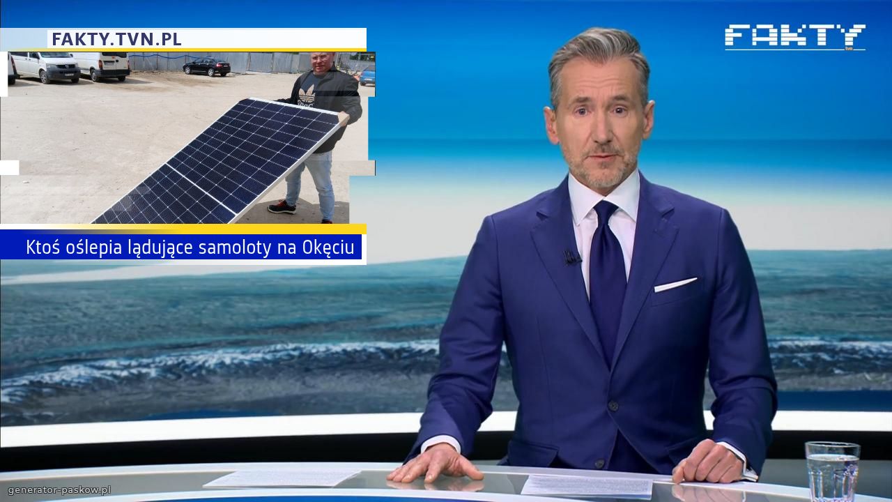 Ktoś oślepia lądujące samoloty na Okęciu
