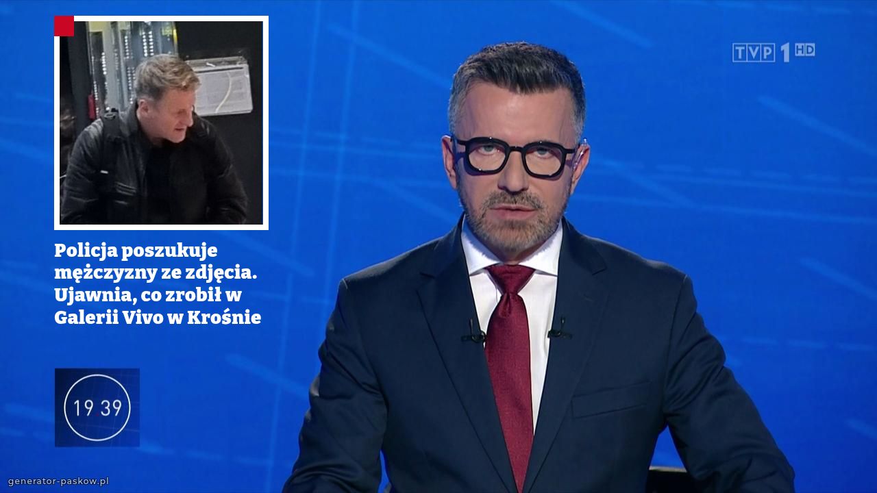 Policja poszukuje mężczyzny ze zdjęcia. Ujawnia, co zrobił w Galerii Vivo w Krośnie 