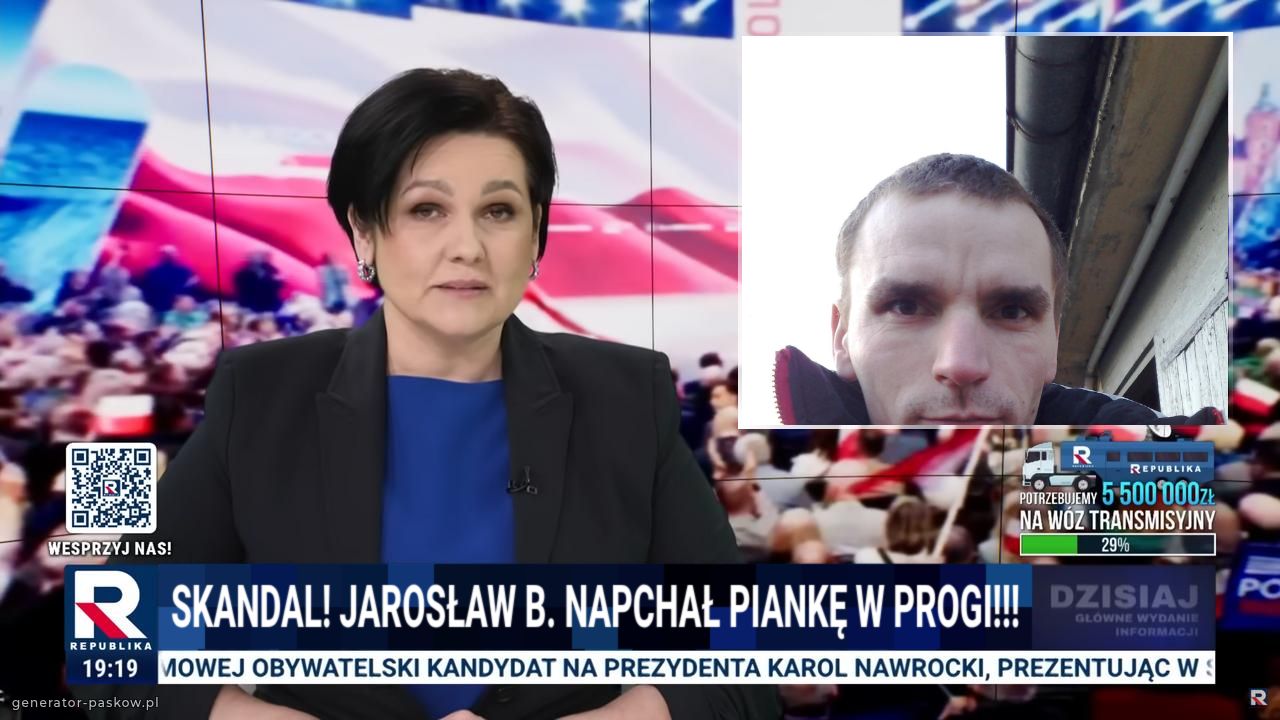 Skandal! Jarosław B. Napchał piankę w progi!!!