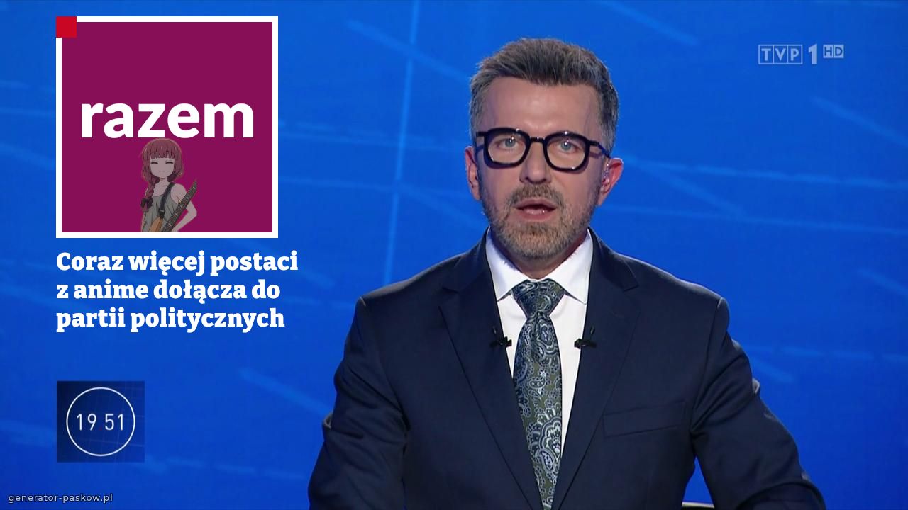 Coraz więcej postaci z anime dołącza do partii politycznych 