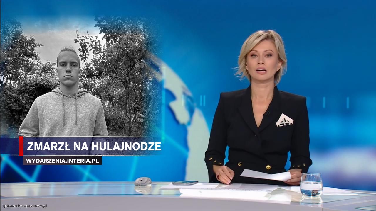 zmarzł na hulajnodze