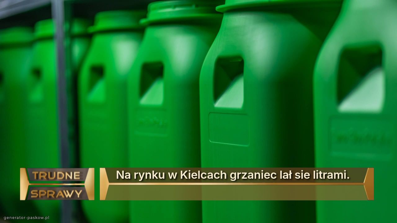 Na rynku w Kielcach grzaniec lał sie litrami.
