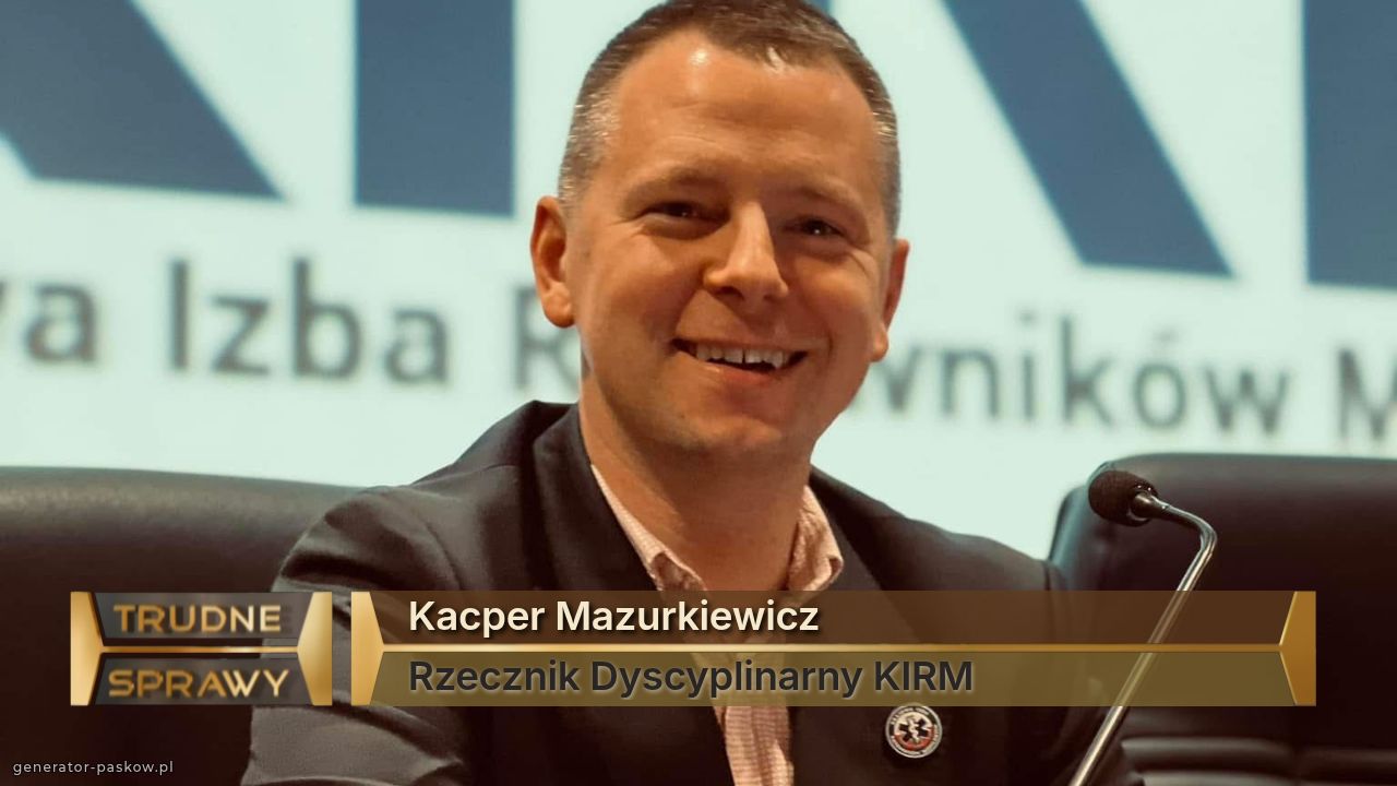 Kacper Mazurkiewicz 
Rzecznik Dyscyplinarny KIRM