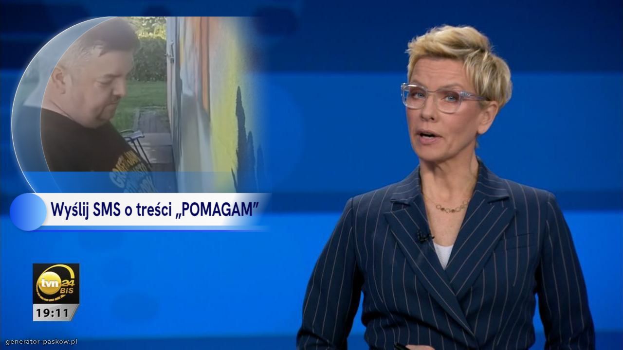 Wyślij SMS o treści „POMAGAM”