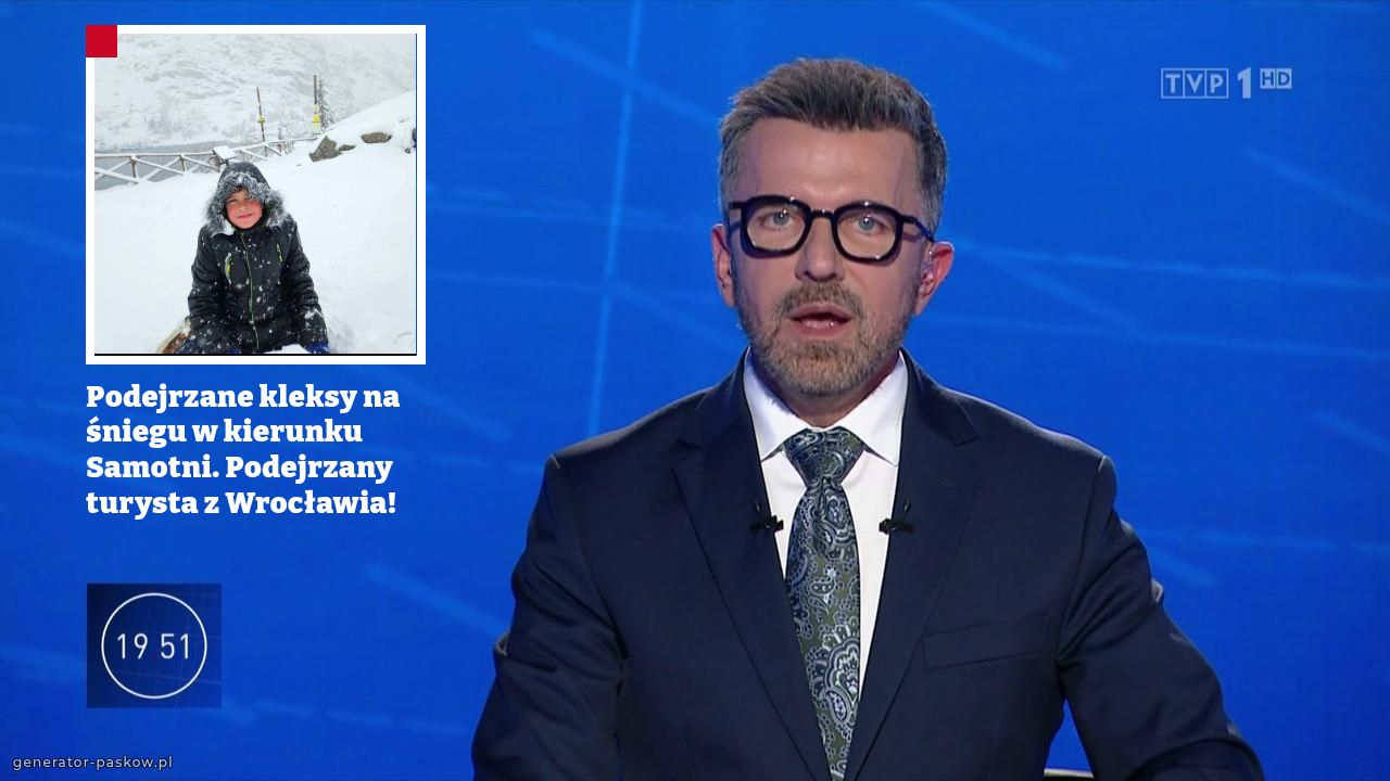 Podejrzane kleksy na śniegu w kierunku Samotni. Podejrzany turysta z Wrocławia!