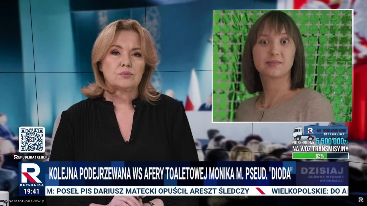 Kolejna podejrzewana ws afery toaletowej Monika m. Pseud. "Dioda"
