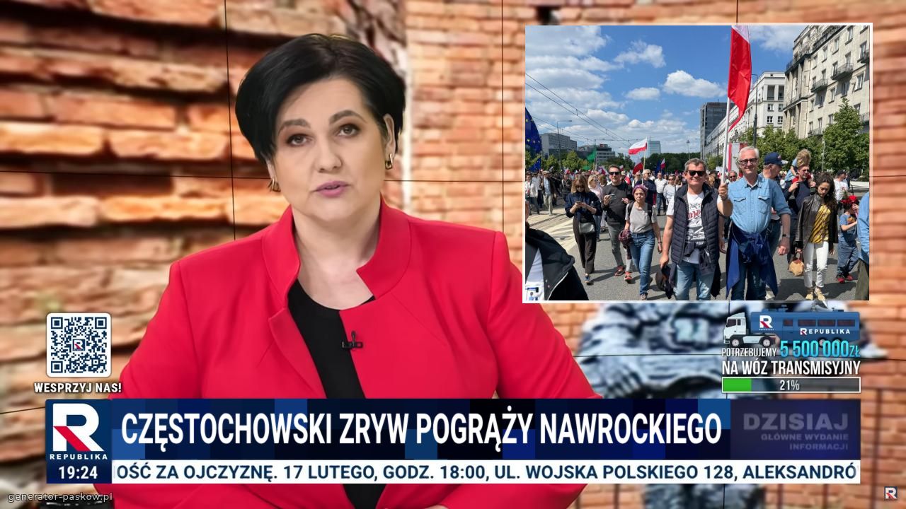 Częstochowski zryw pogrąży nawrockiego