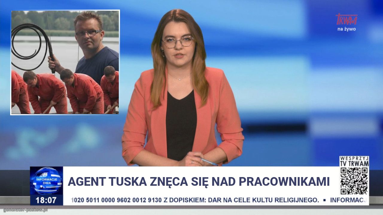 agent tuska znęca się nad pracownikami