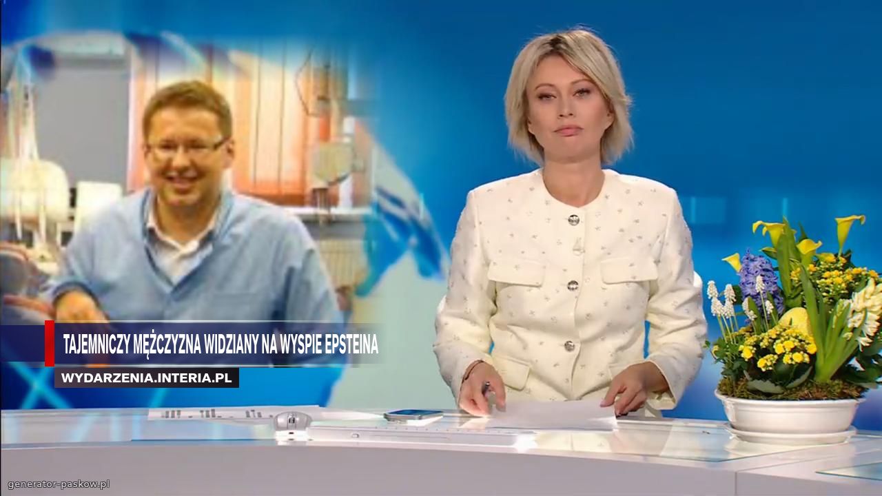 Tajemniczy mężczyzna widziany na wyspie Epsteina