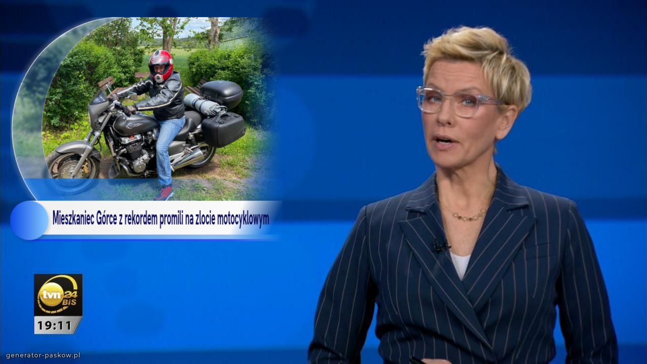 Mieszkaniec Górce z rekordem promili na zlocie motocyklowym