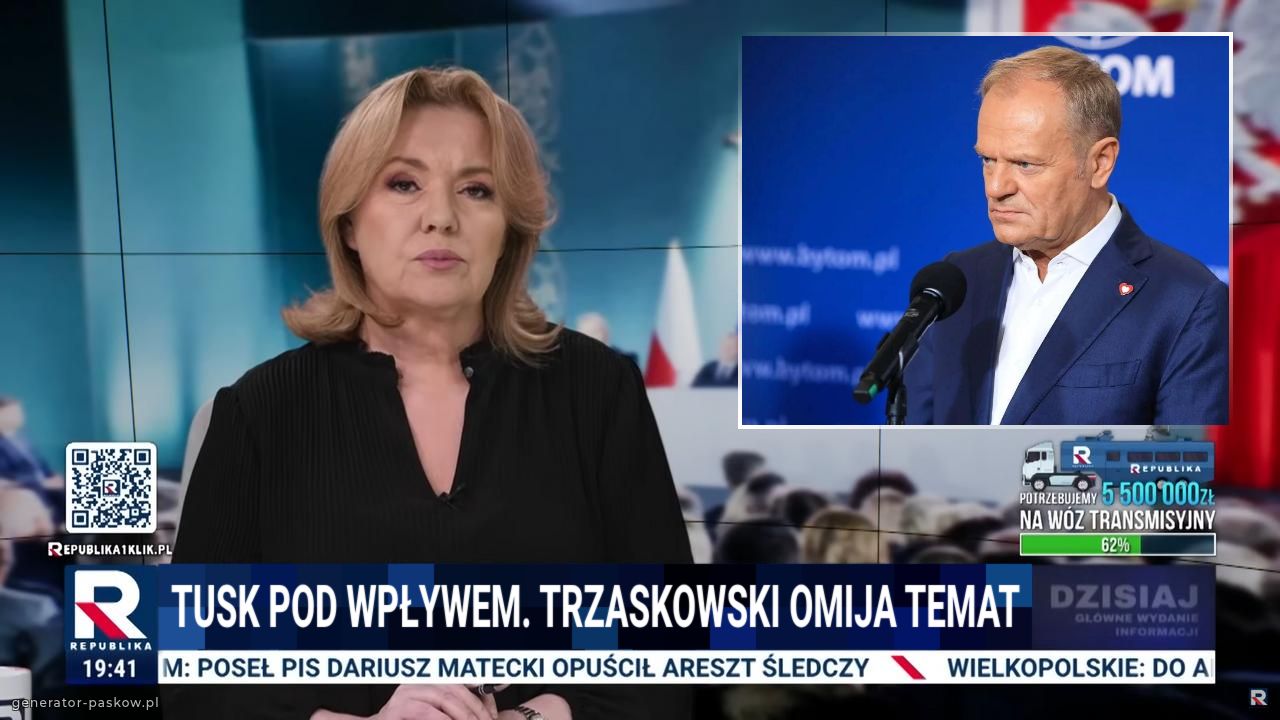 TUSK POD WPŁYWEM. TRZASKOWSKI OMIJA TEMAT