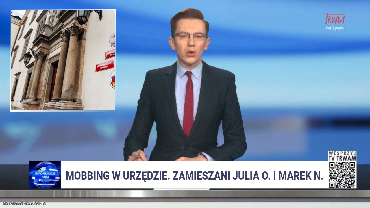 Mobbing w Urzędzie. Zamieszani Julia O. i Marek N.