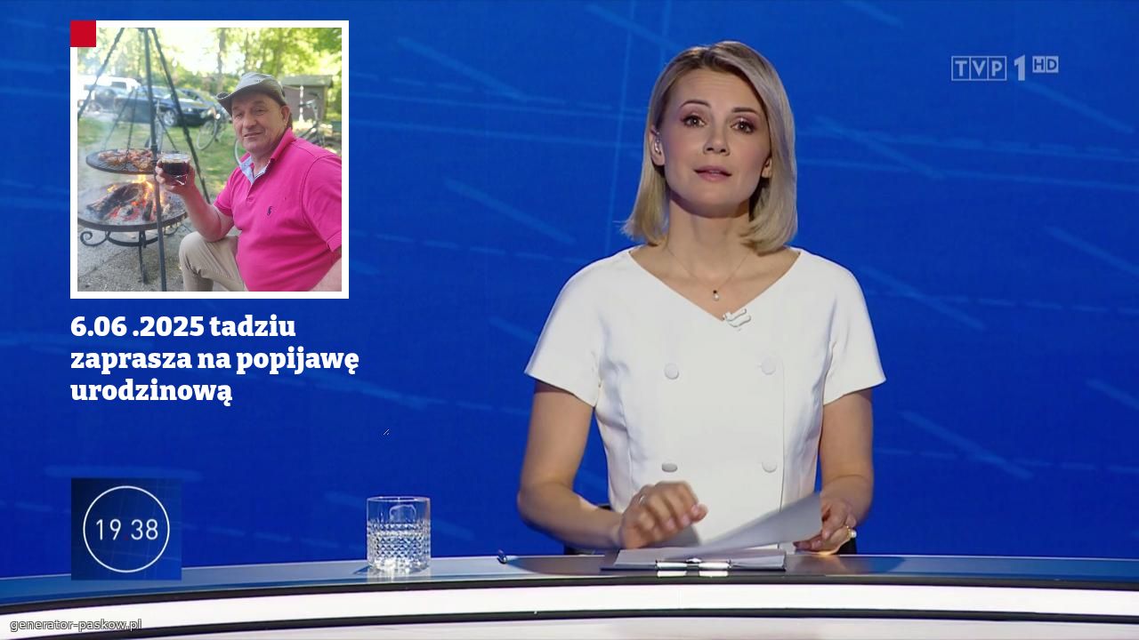 6.06 .2025 tadziu zaprasza na popijawę urodzinową